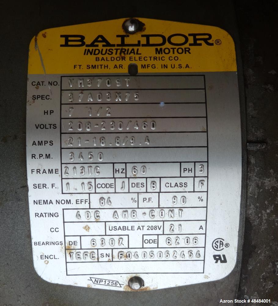 Used Didion Type Rotary Dryer, Carbon Steel.