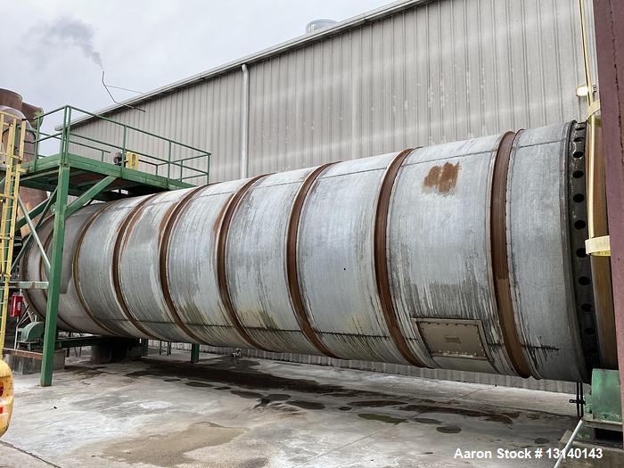 Used-Duske Model SPD-8000 Carbon Steel Rotary Dryer System