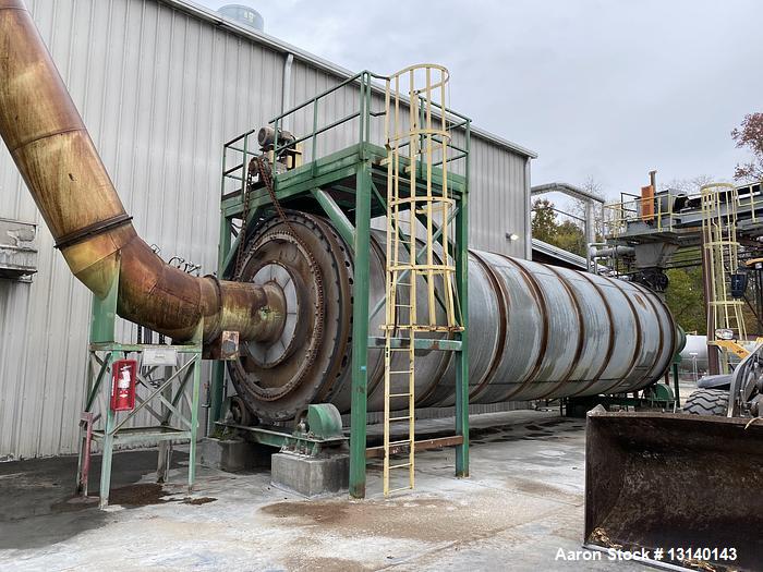 Used-Duske Model SPD-8000 Carbon Steel Rotary Dryer System