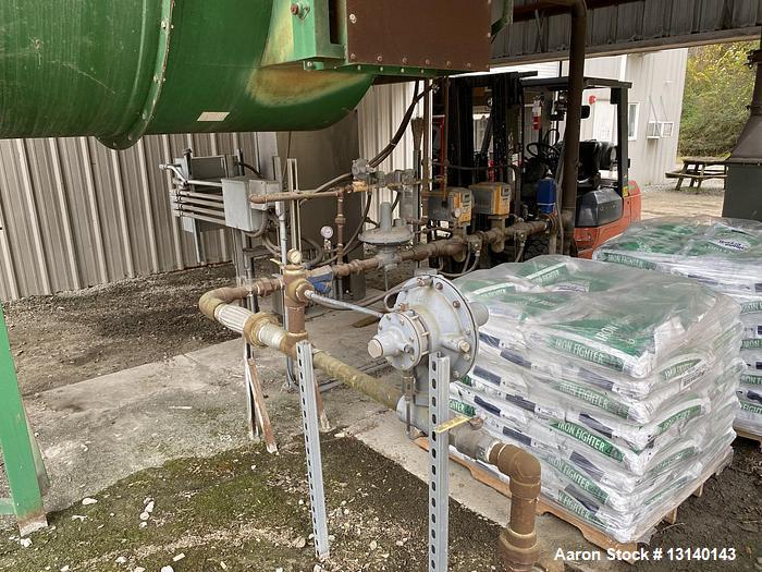 Used-Duske Model SPD-8000 Carbon Steel Rotary Dryer System