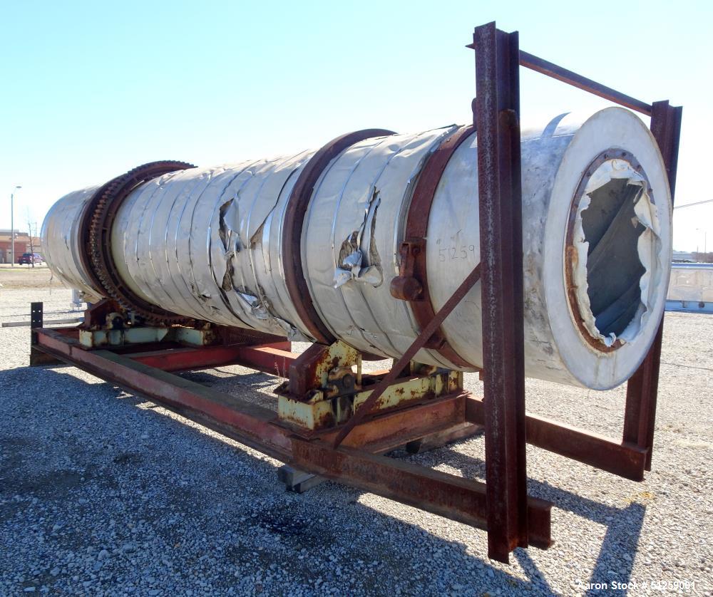 Used EDW Renneburg & Sons Stainless Steel Rotary Dryer