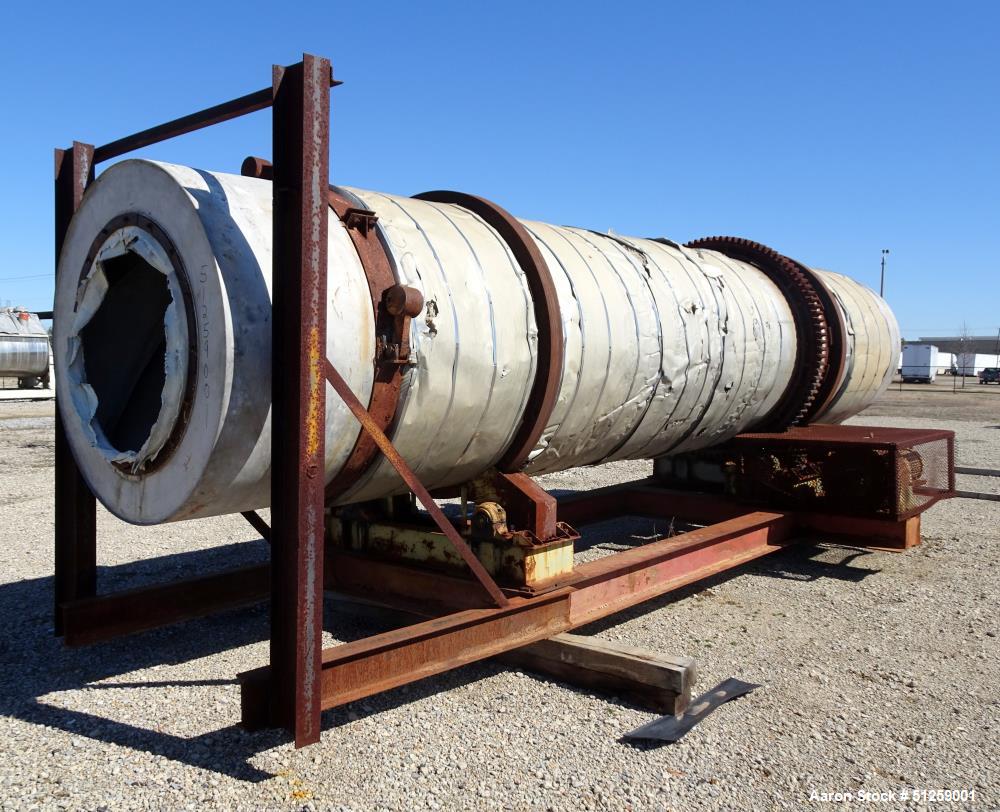 Used EDW Renneburg & Sons Stainless Steel Rotary Dryer