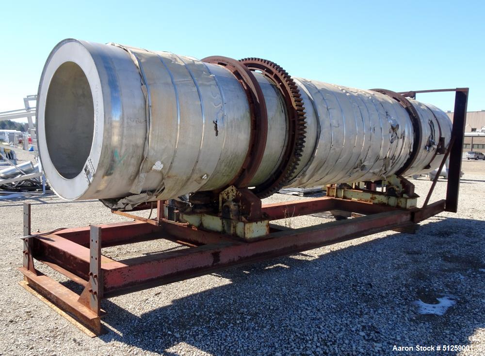 Used EDW Renneburg & Sons Stainless Steel Rotary Dryer