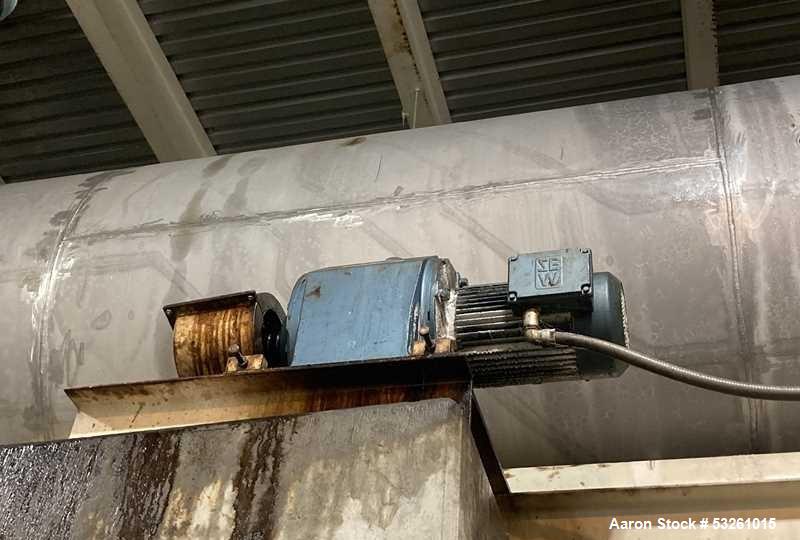 Used BMA Stainless Steel Rotary Dryer/Cooler – 1,600 MM Diameter x 10,000 MM Long – Former Xylitol Service