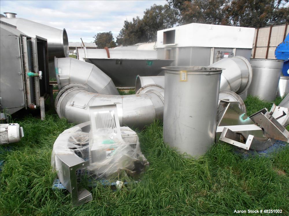 Used FMC Link-Belt Roto-Shell Dryer, Stainless Steel.