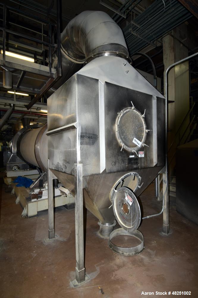 Used- FMC Link-Belt Roto-Shell Dryer, Stainless Steel.