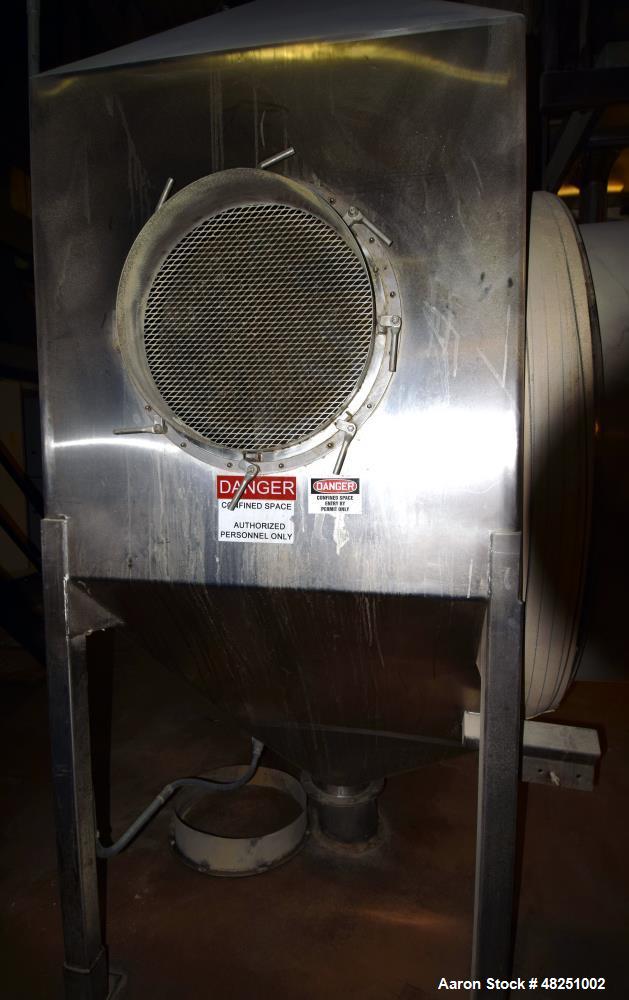 Used FMC Link-Belt Roto-Shell Dryer, Stainless Steel.