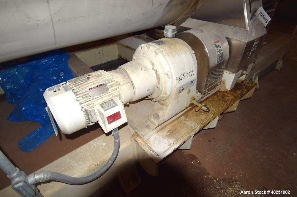 Used FMC Link-Belt Roto-Shell Dryer, Stainless Steel.