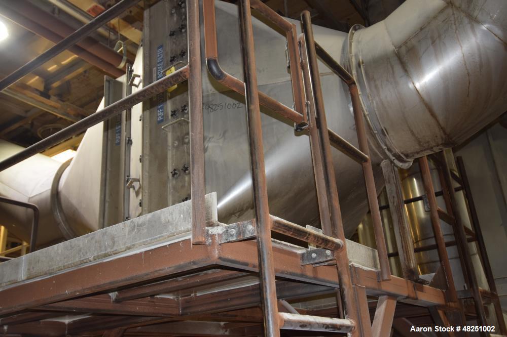 Used FMC Link-Belt Roto-Shell Dryer, Stainless Steel.