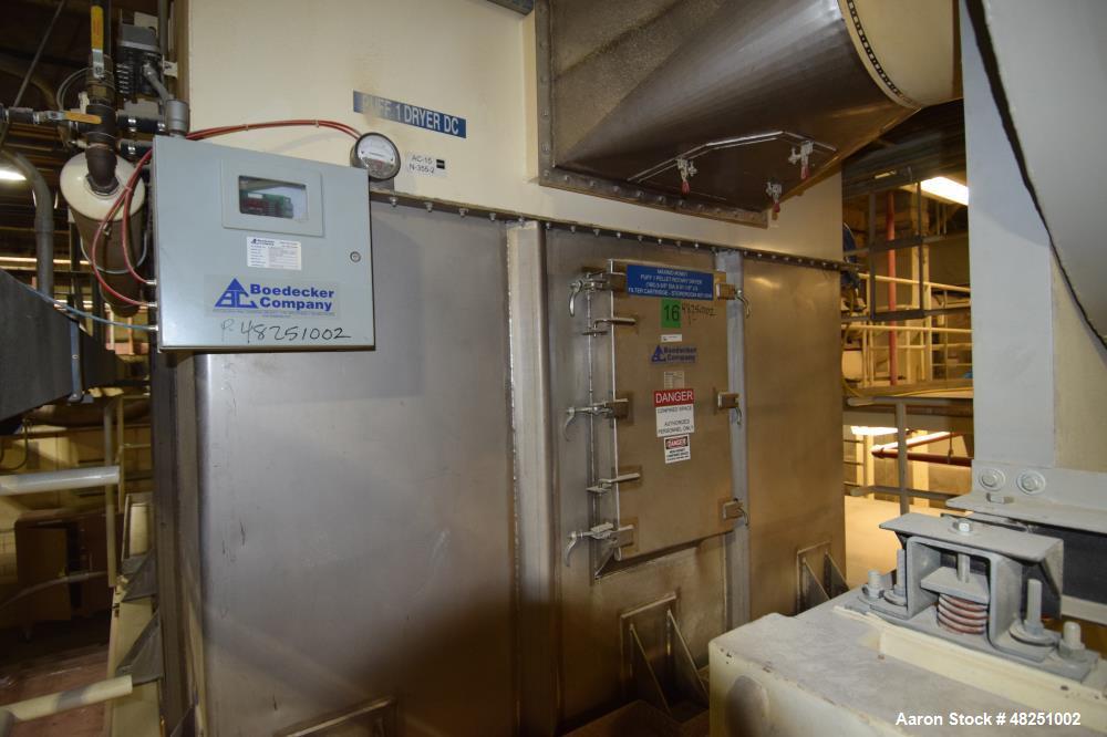 Used FMC Link-Belt Roto-Shell Dryer, Stainless Steel.