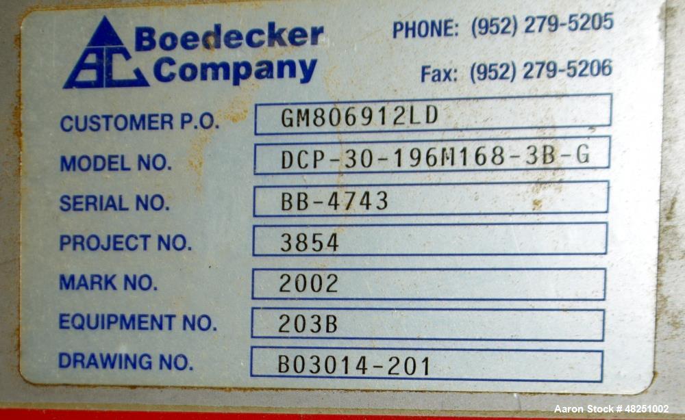 Used FMC Link-Belt Roto-Shell Dryer, Stainless Steel.