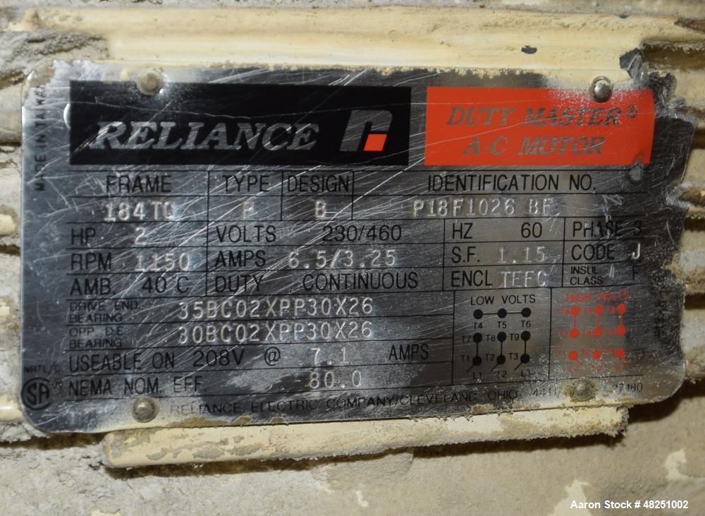 Used FMC Link-Belt Roto-Shell Dryer, Stainless Steel.