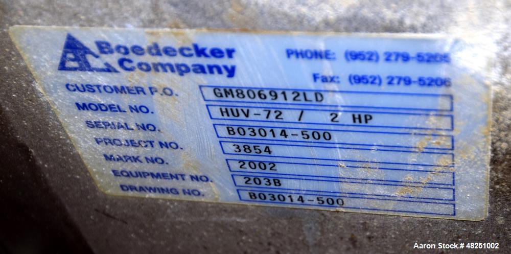 Used FMC Link-Belt Roto-Shell Dryer, Stainless Steel.