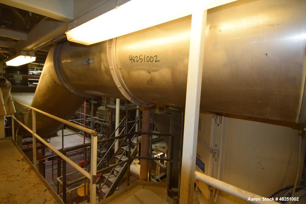 Used FMC Link-Belt Roto-Shell Dryer, Stainless Steel.