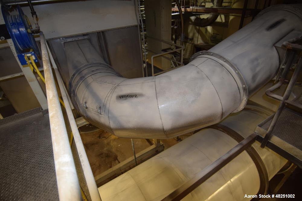 Used FMC Link-Belt Roto-Shell Dryer, Stainless Steel.