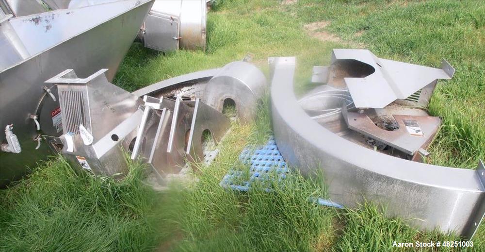 Used FMC Link-Belt Roto-Shell Dryer, Stainless Steel.