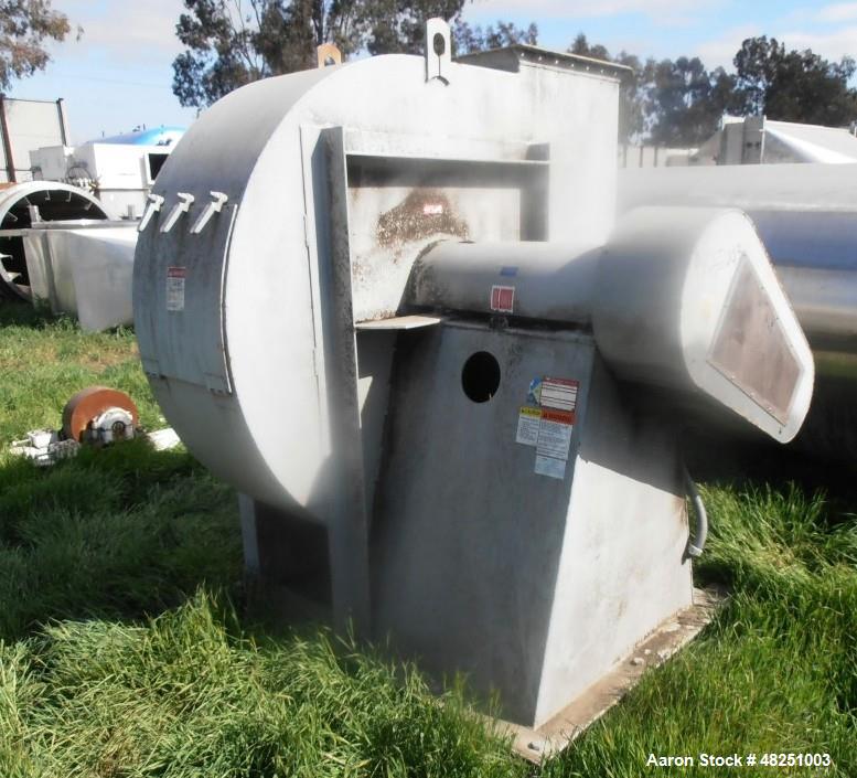 Used FMC Link-Belt Roto-Shell Dryer, Stainless Steel.