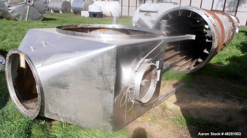Used FMC Link-Belt Roto-Shell Dryer, Stainless Steel.