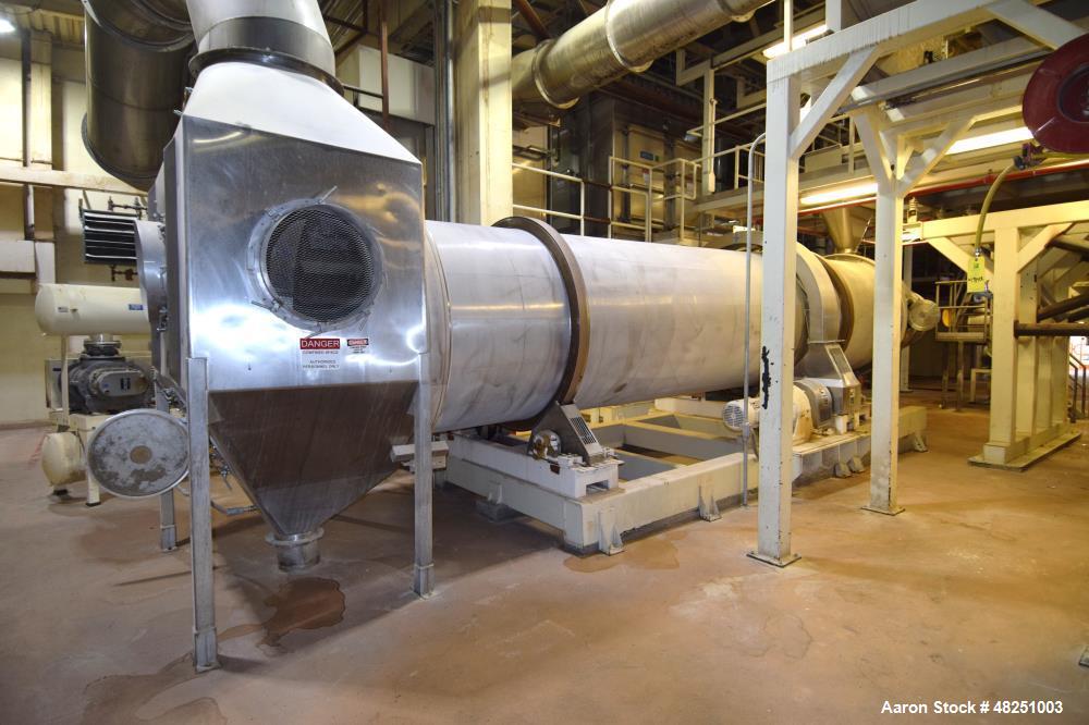 Used FMC Link-Belt Roto-Shell Dryer, Stainless Steel.