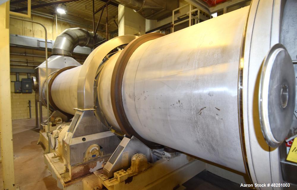 Used FMC Link-Belt Roto-Shell Dryer, Stainless Steel.