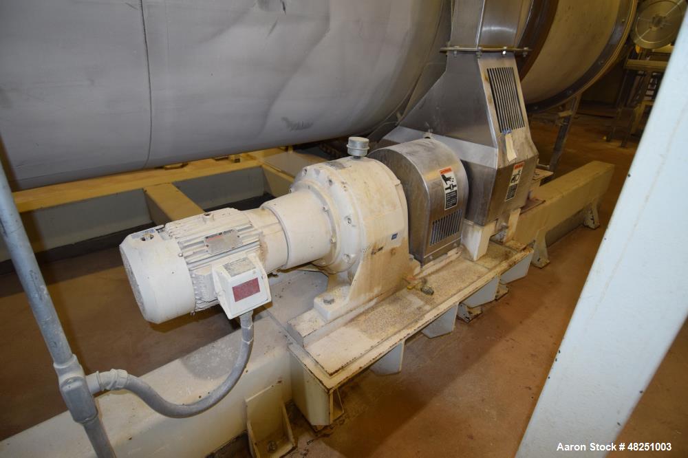 Used FMC Link-Belt Roto-Shell Dryer, Stainless Steel.