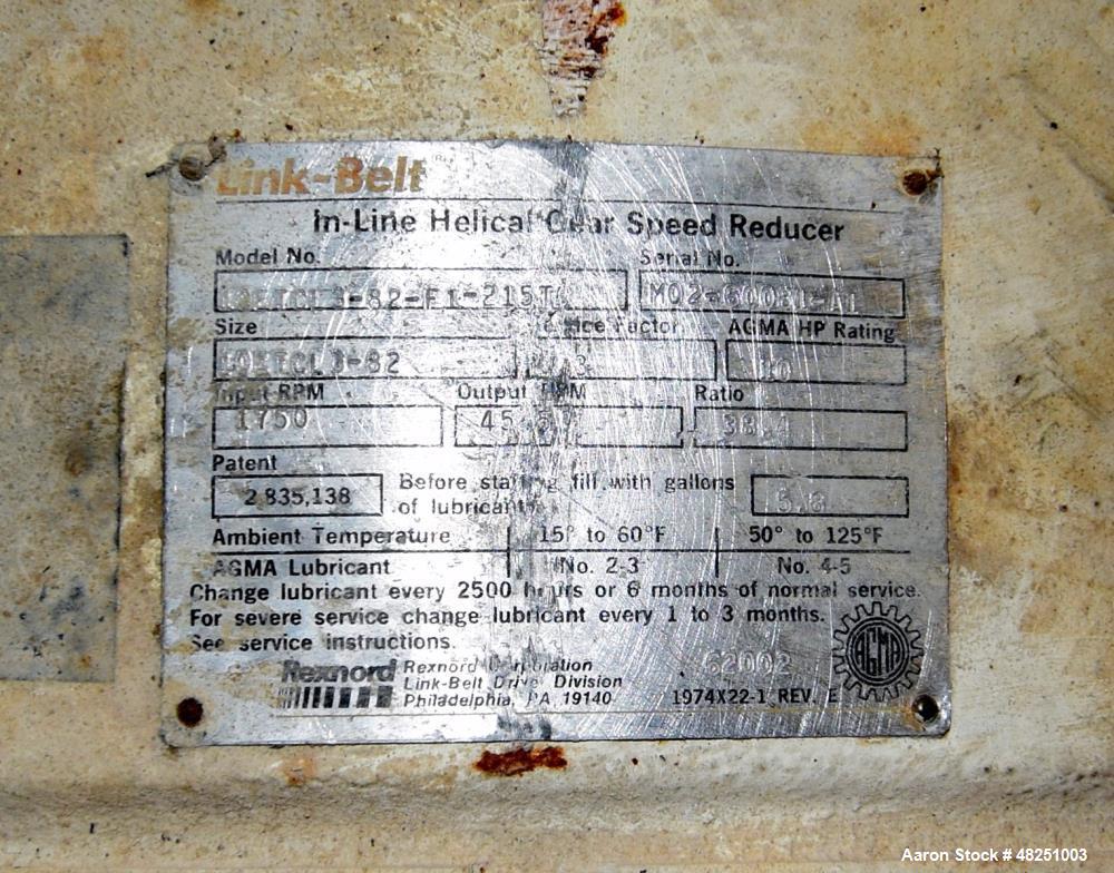 Used FMC Link-Belt Roto-Shell Dryer, Stainless Steel.