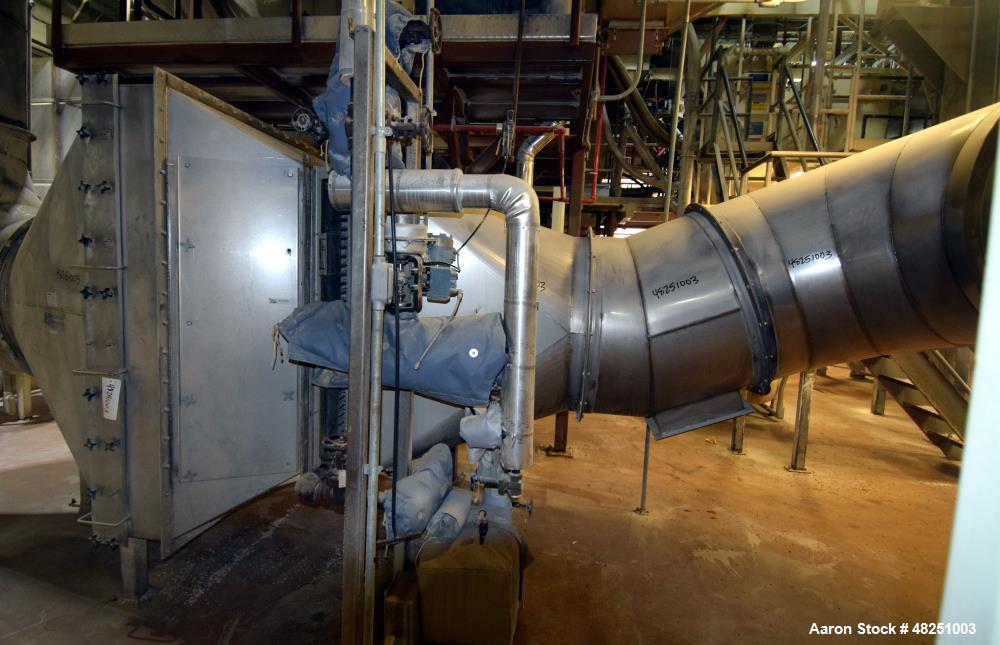 Used FMC Link-Belt Roto-Shell Dryer, Stainless Steel.