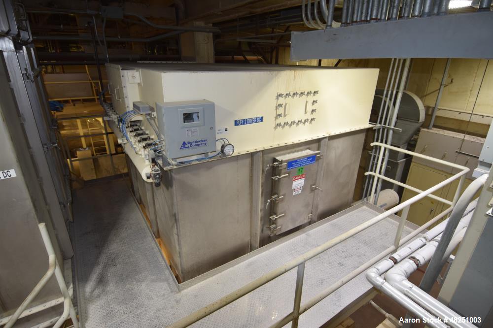 Used FMC Link-Belt Roto-Shell Dryer, Stainless Steel.