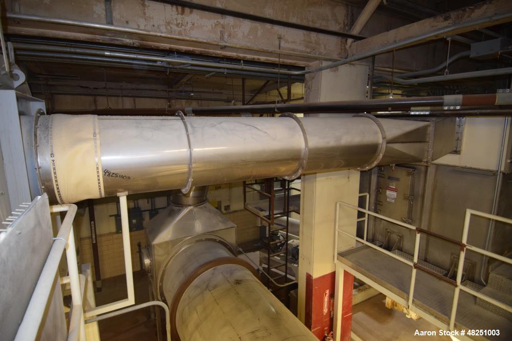 Used FMC Link-Belt Roto-Shell Dryer, Stainless Steel.