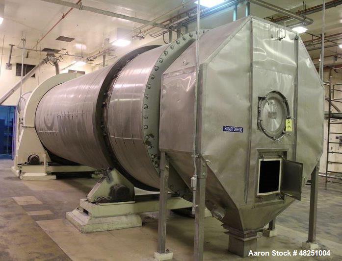 Used FMC Link-Belt Roto-Louvre Spiral Roaster, Carbon Steel.