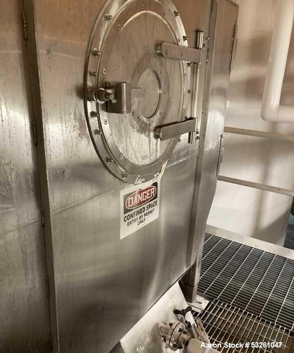 Used FMC Model EL-103 Stainless Steel Rotary Dryer – 4.5' Diameter x 20' Long Steam Heated Dryer