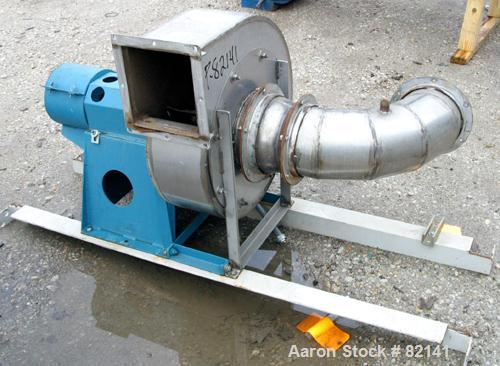 USED: Griffin and Co Conditioning Cylinder, 304 stainless steel. 48" diameter x 16' long tube with internal pins. Feed chute, end discharge hood. Driven by an approximate 1 hp, 3/60/230/460 volt, 175...