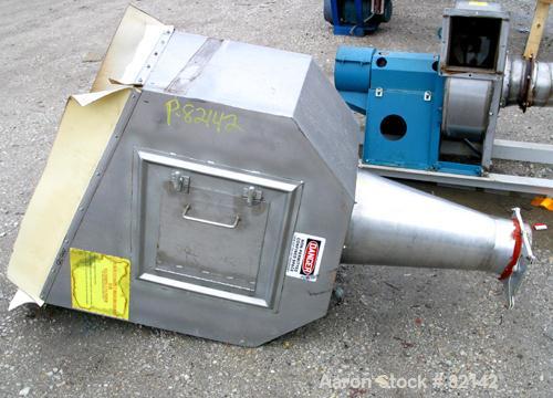 USED: Griffin and Co Conditioning Cylinder, 304 stainless steel. 24" diameter x 8' long tube with internal pins. Requires feed chute, includes end discharge hood. Driven by a 3/4 hp, 3/60/230/460 vol...