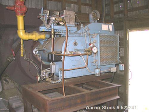 USED: Heil model 85-24, 8'5" diameter x 24'5" long, single pass,rotary drum dryer system with new 15 million btu oil/natural gasburners, remote auto-controls and electrical. Complete with feeder,trun...