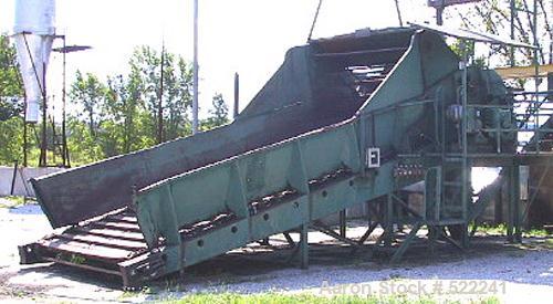 USED: Heil model 85-24, 8'5" diameter x 24'5" long, single pass,rotary drum dryer system with new 15 million btu oil/natural gasburners, remote auto-controls and electrical. Complete with feeder,trun...