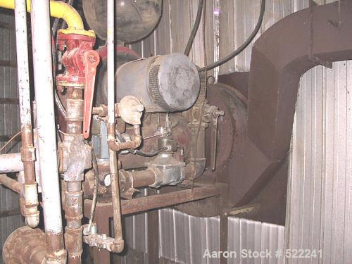 USED: Heil model 85-24, 8'5" diameter x 24'5" long, single pass,rotary drum dryer system with new 15 million btu oil/natural gasburners, remote auto-controls and electrical. Complete with feeder,trun...