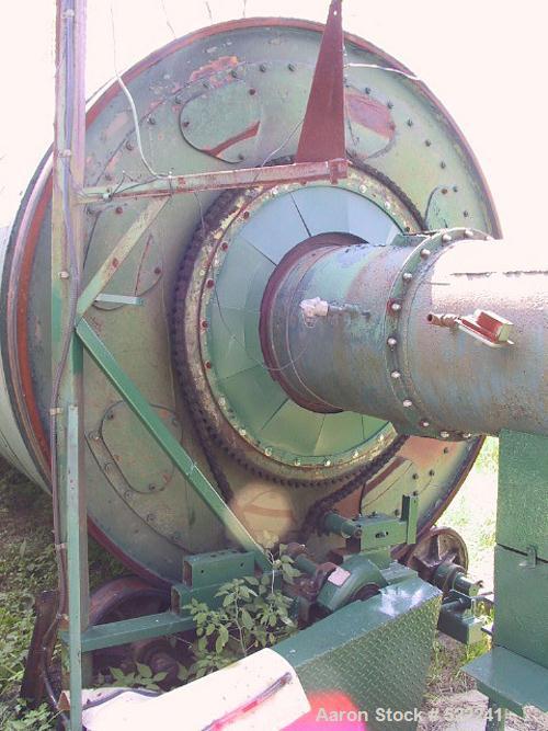 USED: Heil model 85-24, 8'5" diameter x 24'5" long, single pass,rotary drum dryer system with new 15 million btu oil/natural gasburners, remote auto-controls and electrical. Complete with feeder,trun...