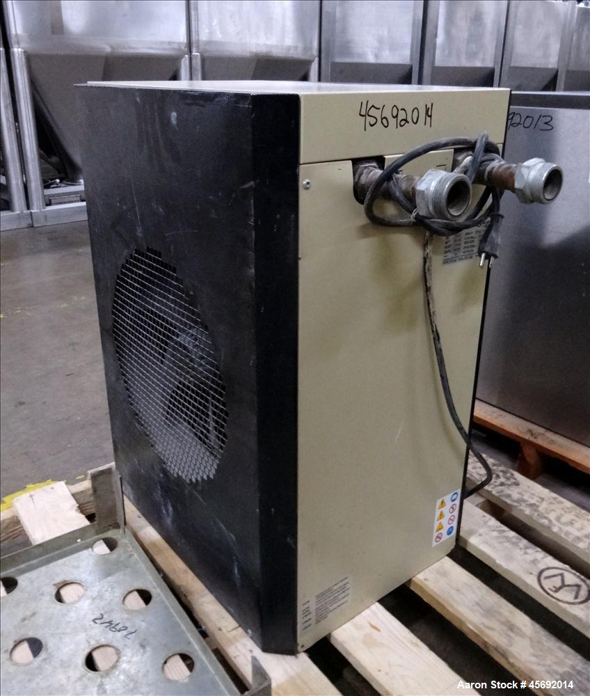 Used Ingersoll-Rand High Inlet Temperature Air Dryer, Model D170IT. Nominal air flow 100 cfm. 200 degrees F maximum inlet temperature. Uses R13Ha refrigerant. Has 116 psi low side, and 261 psi high s...