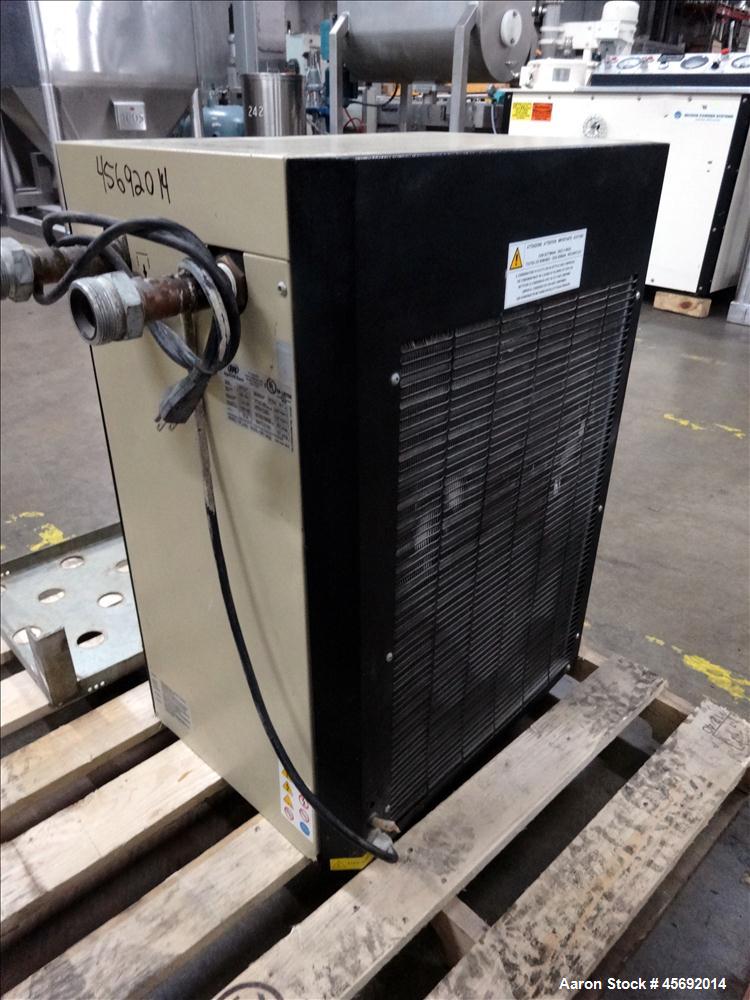 Used Ingersoll-Rand High Inlet Temperature Air Dryer, Model D170IT. Nominal air flow 100 cfm. 200 degrees F maximum inlet temperature. Uses R13Ha refrigerant. Has 116 psi low side, and 261 psi high s...