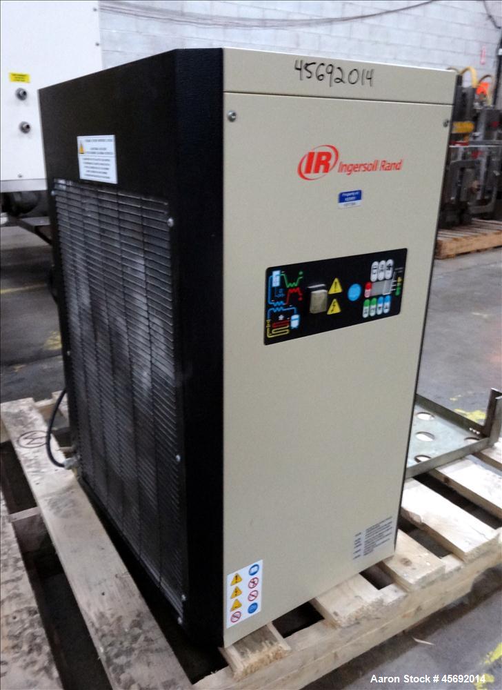Used Ingersoll-Rand High Inlet Temperature Air Dryer, Model D170IT. Nominal air flow 100 cfm. 200 degrees F maximum inlet temperature. Uses R13Ha refrigerant. Has 116 psi low side, and 261 psi high s...