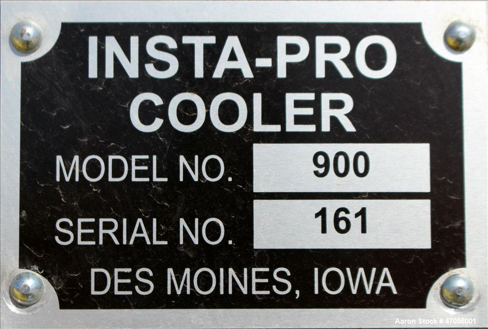 Unused- Insta-Pro Rotary Drum Cooler, Model 900, 4,000 Pounds Capacity