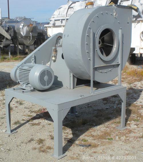 Used Rotary Hot Air Dryer, 304 Stainless Steel. 60" Diameter x 156" long horizontal insulated tube, end feed and discharge. 5" Wide flights. Driven by a 3hp, 3/60/460 volt, 1765 rpm XP motor thru red...