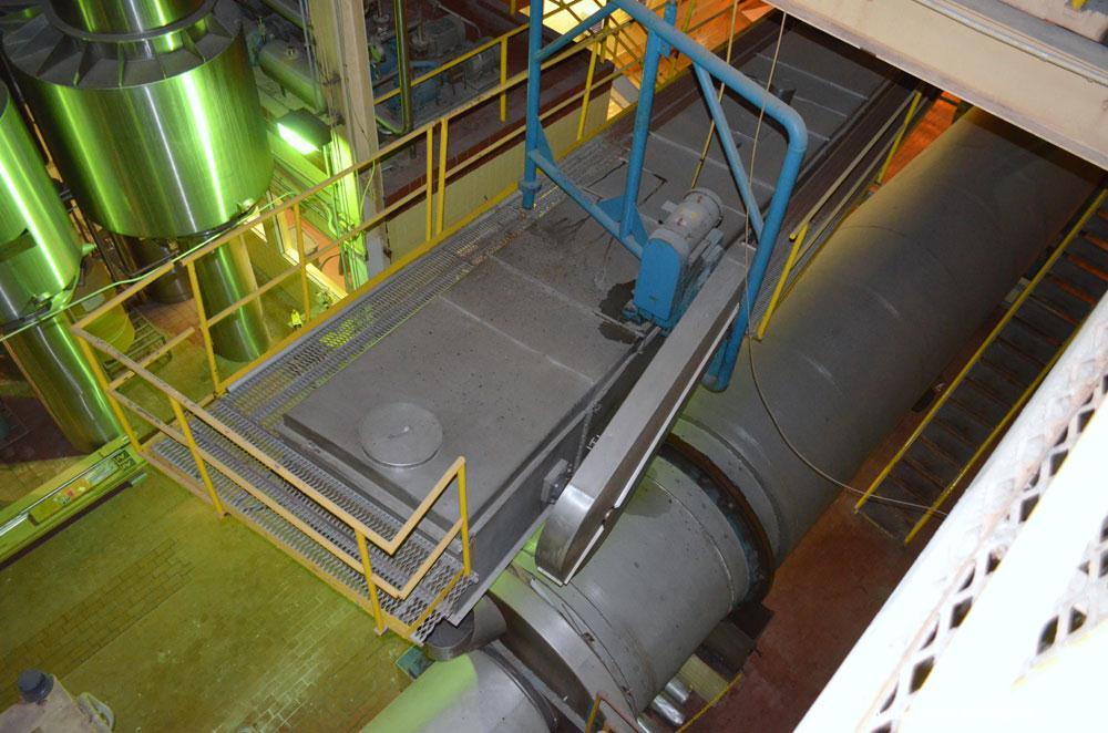 Used Rogers Food Processing Equipment Rotary Hot Air Dryer, Stainless Steel