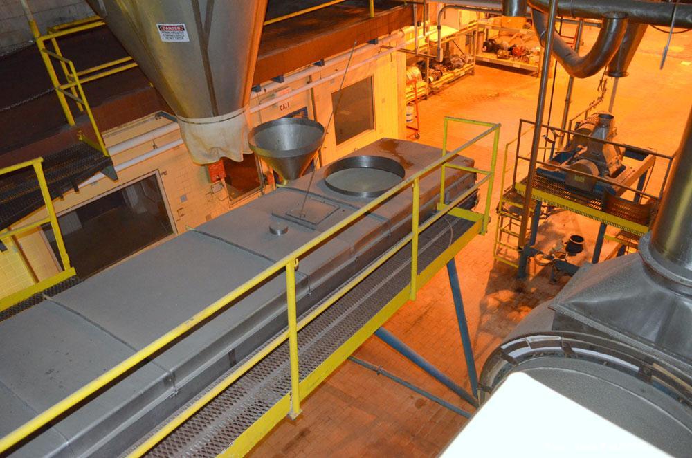 Used Rogers Food Processing Equipment Rotary Hot Air Dryer, Stainless Steel