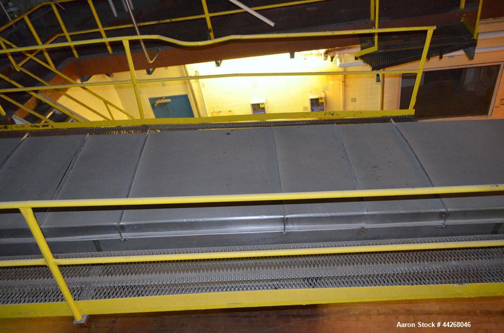 Used Rogers Food Processing Equipment Rotary Hot Air Dryer, Stainless Steel
