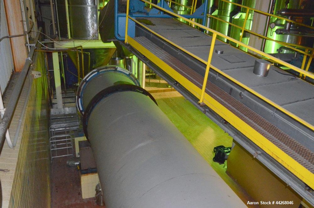 Used Rogers Food Processing Equipment Rotary Hot Air Dryer, Stainless Steel