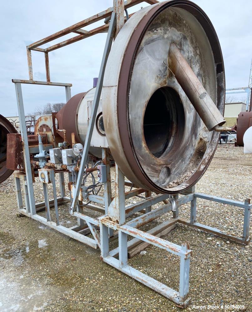 Used Roto-Louvre Rotary Hot Air Dryer, 6' diameter x 32' long,