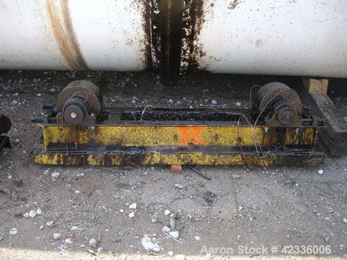 Used Standard Steel Hot Air Rotary Dryer. Approximately 8' diameter x 30' long, carbon steel. Internal flights with steam heater, dryer is rated for 25,000 lbs hour of sugar solvents, average tempera...
