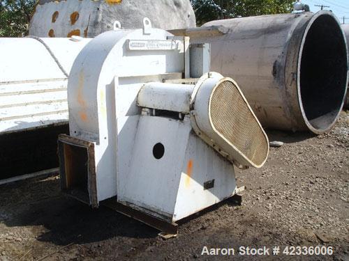 Used Standard Steel Hot Air Rotary Dryer. Approximately 8' diameter x 30' long, carbon steel. Internal flights with steam heater, dryer is rated for 25,000 lbs hour of sugar solvents, average tempera...