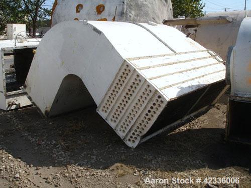 Used Standard Steel Hot Air Rotary Dryer. Approximately 8' diameter x 30' long, carbon steel. Internal flights with steam heater, dryer is rated for 25,000 lbs hour of sugar solvents, average tempera...